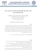 مقاله تحلیل محتوا سطح خوانایی کتاب فارسی ششم ابتدایی بر اساس شاخص های گانینگ و کلوز صفحه 1 