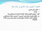 دانلود فایل پاورپوینت روش‌شناسی آموزش زبان فارسی صفحه 16 