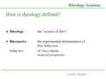 دانلود فایل پاورپوینت Rheology Seminar Barcelona 2000 صفحه 3 