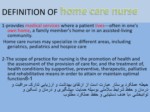 دانلود فایل پاورپوینت بررسی موانع خدمات مراقبت پرستاری در منزل در ایران صفحه 5 