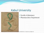 دانلود فایل پاورپوینت Kabul University صفحه 2 
