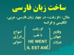 دانلود فایل پاورپوینت ساخت زبان فارسی صفحه 12 