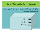 دانلود فایل پاورپوینت آشنایی با تشکیلات دولت جمهوری اسلامی ایران صفحه 9 