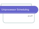 دانلود فایل پاورپوینت Uniprocessor Scheduling صفحه 1 