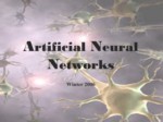 دانلود فایل پاورپوینت Artificial Neural Networks صفحه 1 