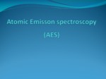 دانلود فایل پاورپوینت Atomic Emisson spectroscopy ( AES ) صفحه 1 