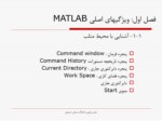 دانلود فایل پاورپوینت ویژگیهای اصلی MATLAB صفحه 3 