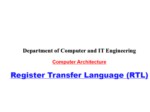 دانلود فایل پاورپوینت Department of Computer and IT Engineering Computer Architecture Register Transfer Language ( RTL ) صفحه 1 