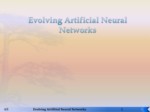 دانلود فایل پاورپوینت Evolving Artificial Neural Networks صفحه 1 