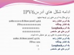 دانلود پاورپوینت معرفی IP V6 , IP V4 صفحه 11 