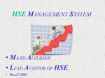 دانلود فایل پاورپوینت HSE MANAGEMENT SYSTEM صفحه 1 