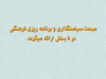 دانلود فایل پاورپوینت برنامه‌ریزی و سیاست‌گذاری فرهنگی در ایران صفحه 10 
