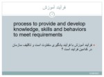 دانلود فایل پاورپوینت تدوین فرایند آموزش برای مدیران Training Process stabilization صفحه 2 