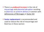 دانلود فایل پاورپوینت حاملگی و زایمان در خانم های مبتلا به اختلالات خونریزی دهنده صفحه 8 