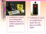 دانلود فایل پاورپوینت کادمیوم CADMIUM صفحه 9 