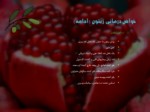 دانلود فایل پاورپوینت خواص میوه های قرآنی صفحه 5 