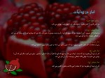 دانلود فایل پاورپوینت خواص میوه های قرآنی صفحه 8 