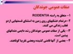 دانلود فایل پاورپوینت آفات موذی جوندگان ایران صفحه 3 