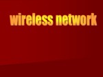 دانلود فایل پاورپوینت wireless network صفحه 1 