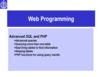 دانلود فایل پاورپوینت Web Programming ( 25 صفحه ) صفحه 1 