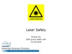 دانلود فایل پاورپوینت Laser Safety (11 صفحه ) صفحه 1 