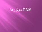 دانلود فایل پاورپوینت DNA موتورها صفحه 2 