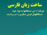 دانلود فایل پاورپوینت ساخت زبان فارسی صفحه 15 