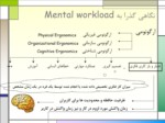 دانلود فایل پاورپوینت Mental workload صفحه 3 