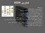 دانلود فایل پاورپوینت آشنایی با فناوری WDM صفحه 7 