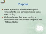 دانلود فایل پاورپوینت Laser Cooling in Semiconductors صفحه 4 