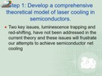 دانلود فایل پاورپوینت Laser Cooling in Semiconductors صفحه 8 