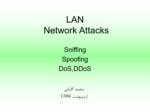 دانلود فایل پاورپوینت LAN Network Attacks صفحه 1 