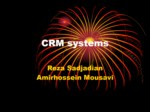 دانلود فایل پاورپوینت CRM systems صفحه 1 