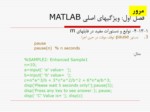 دانلود فایل پاورپوینت ویژگی های اصلی matlab صفحه 6 