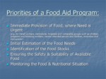 دانلود فایل پاورپوینت اصول تامین احتیاجات تغذ یه ای در وضعیت های اضطراری ( بحرانها ) صفحه 7 