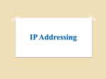 دانلود فایل پاورپوینت IP Addressing صفحه 2 