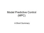 دانلود فایل پاورپوینت ( Model Predictive Control ( MPC صفحه 1 
