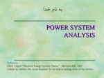 دانلود فایل پاورپنت POWER SYSTEM ANALYSIS صفحه 1 