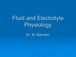 دانلود فایل پاورپوینت Fluid and Electrolyte Physiology صفحه 1 