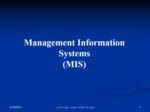 دانلود فایل پاورپوینت سیستم های اطلاعات مدیریت ( ویژه دانشجویان رشته مدیریت بازرگانی ) صفحه 1 