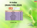 دانلود فایل پاورپوینت فرصت ها ، تهدیدها و افق های آینده شیمی ایران صفحه 12 