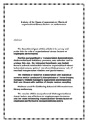 مقاله در مورد بررسی دیدگاه کارکنان در مورد تأثیر عوامل فشارزای سازمانی بر عملکرد و بهبود آن صفحه 3 